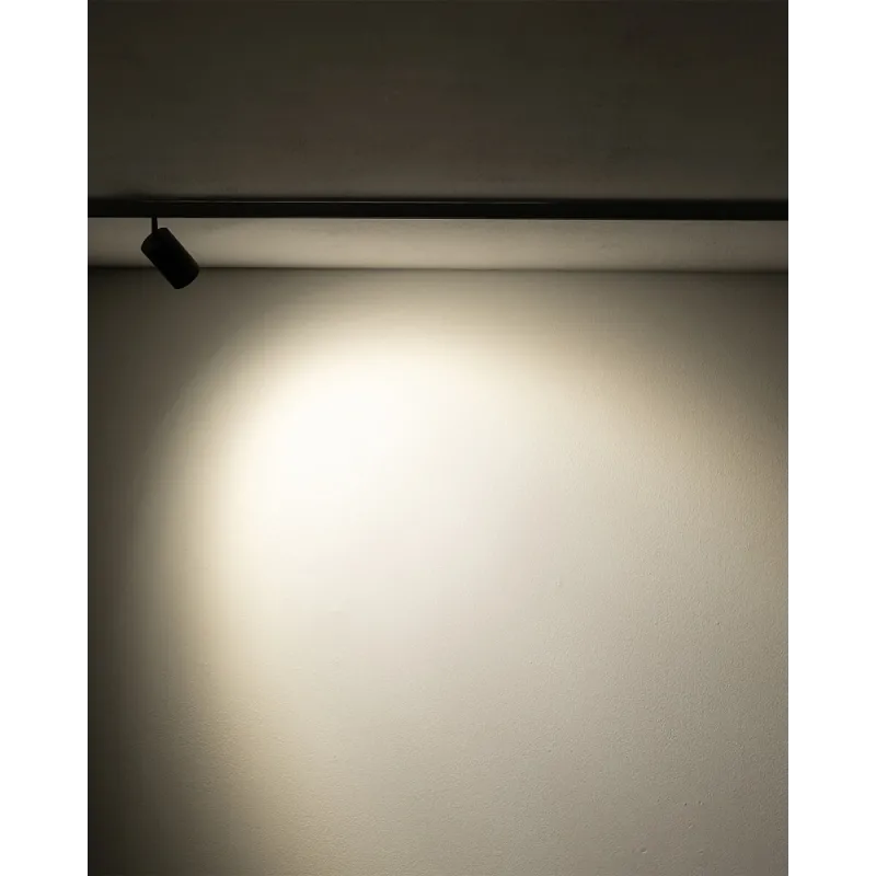 Магнітний трековий світильник Nowodvorski 11713 NANO-LVM Spot Zoom LED 1x2W 3000K 120Lm IP20 чорний