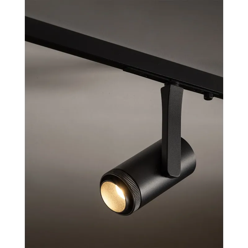 Магнітний трековий світильник Nowodvorski 11715 NANO-LVM Spot Zoom LED 1x7W 3000K 300Lm IP20 чорний