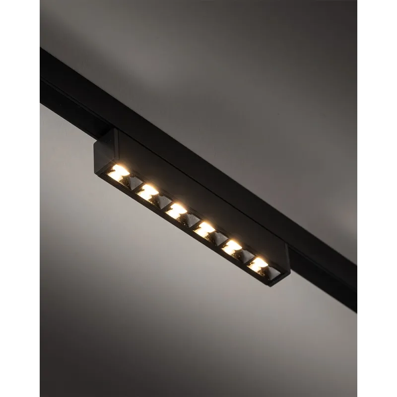 Магнітний трековий світильник Nowodvorski 11718 NANO-LVM Focus Out LED 1x5W 3000K 290Lm IP20 чорний