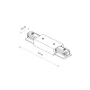 Ввід живлення Nowodvorski 10225 Profile Power Straight Connector IP20 білий
