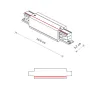 З'єднувач Nowodvorski 8708 CTLS Power Straight Connector IP20 чорний