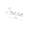З'єднувач прямий Nowodvorski 11628 LVM Straight Conductive Module IP20 білий