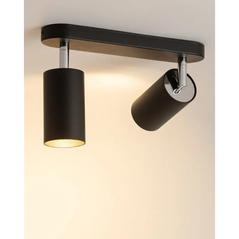 Світильник поворотний, спот Nowodvorski 6020 Eye Spot GU10 2x10W IP20 чорний