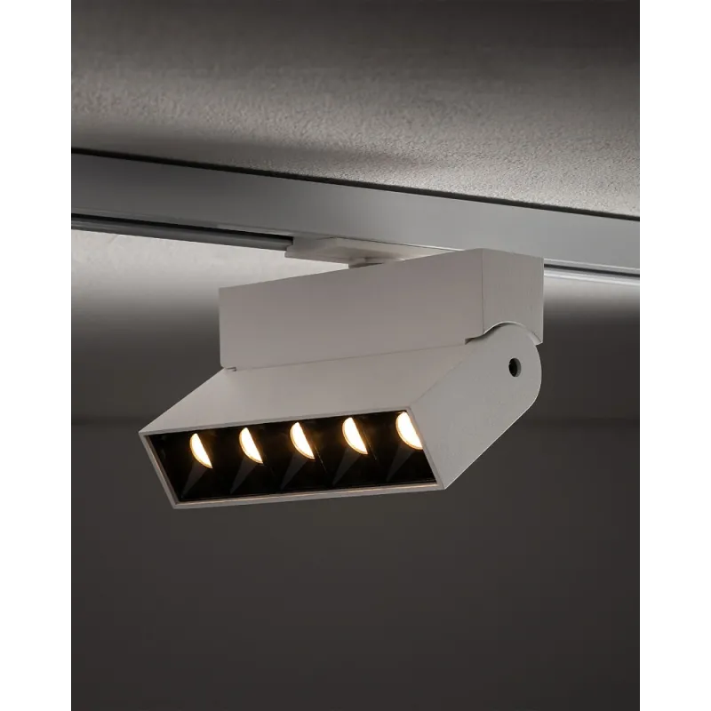 Трековий світильник Nowodvorski 7618 Profile Focus LED 1x10W 3000K 600Lm IP20 білий