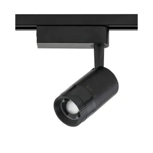 Трековий світильник Nowodvorski 7625 Profile Zoom LED 1x9W 3000K 600Lm IP20 чорний