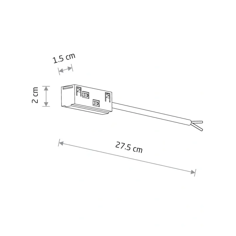 Ввід живлення Nowodvorski 11621 LVM Outside Power Supply Conductive Module IP20 білий