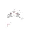 З'єднувач кутовий Nowodvorski 8228 CTLS Power L Connector Right чорний
