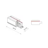 Ввід живлення Nowodvorski 8233 CTLS Power End Cap Left чорний