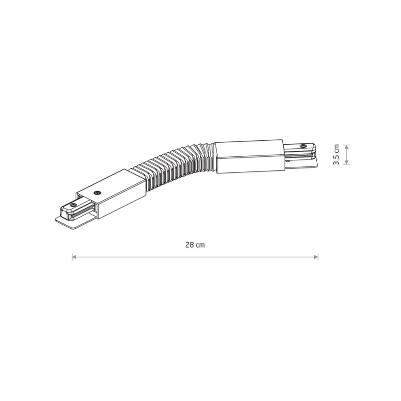 З'єднувач Nowodvorski 8383 Profile Flex Connector IP20 чорний