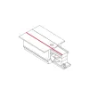 З'єднувач Nowodvorski 8690 CTLS Recessed Power End Cap PE-R IP20 чорний