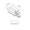 З'єднувач Nowodvorski 8690 CTLS Recessed Power End Cap PE-R IP20 чорний