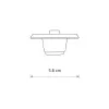 Заглушка Nowodvorski 8687 CTLS Recessed Dead End Cap IP20 чорна