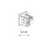 Заглушка Nowodvorski 8711 CTLS Dead End Cap IP20 чорна
