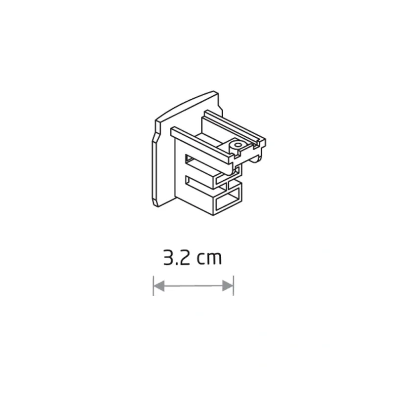 Заглушка Nowodvorski 8711 CTLS Dead End Cap IP20 чорна