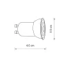 Світлодіодна лампочка Nowodvorski 10230 Bulb LED GU10 R35 1x4W 3000K 370Lm IP20 біла