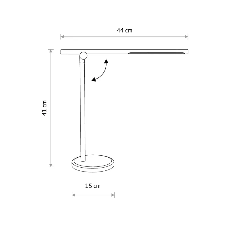 Настільна лампа Nowodvorski 8358 Smart LED 1x8W 3000K-6000К 400Lm IP20 чорна