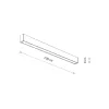 Вуличний світильник Nowodvorski 11361 Outline LED M 1x35W 3000K 1800Lm IP44 чорний