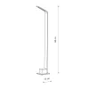 Світильник вуличний стовпчик Nowodvorski 11540 Slim LED 1x7W 3000K 450Lm IP54 чорний