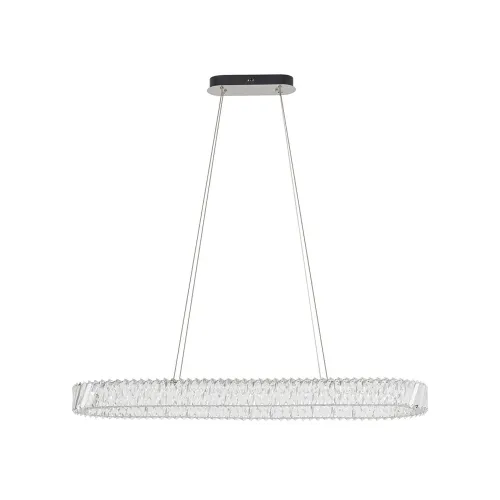 Підвісний світильник, люстра Nowodvorski 11707 Luxora Oval LED 1x40W 3000K 3600Lm IP20 хром