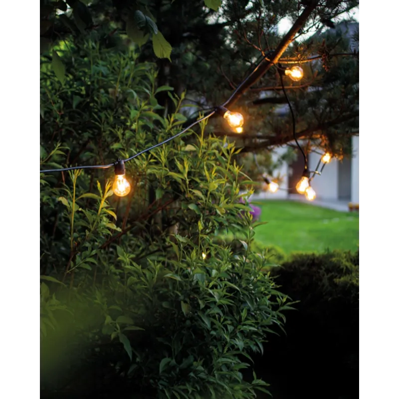 Гірлянда Nowodvorski 7873 Festoon Lights E27 10x15W IP65 чорний Nowodvorski код: 004121