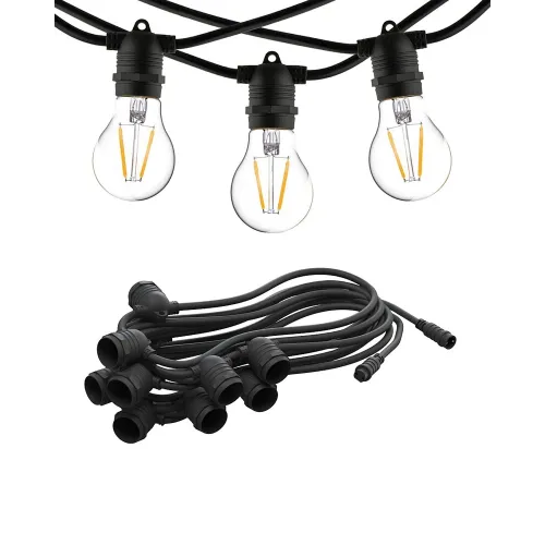 Гірлянда Nowodvorski 7873 Festoon Lights E27 10x15W IP65 чорний Nowodvorski код: 004121
