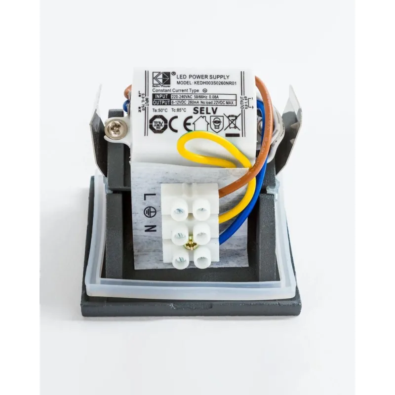 Вуличний світильник Nowodvorski 6907 Step LED 1x3W 3000K 120Lm IP44 графітовий