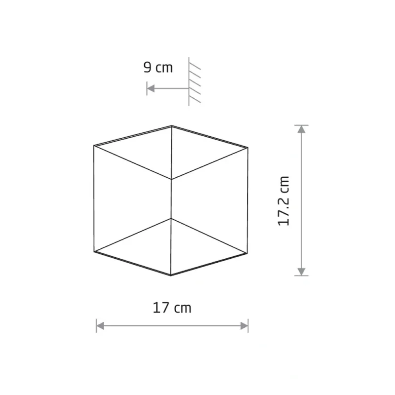 Вуличний світильник Nowodvorski 8142 Triangles LED 2x5W 3000K 700Lm IP54 чорний