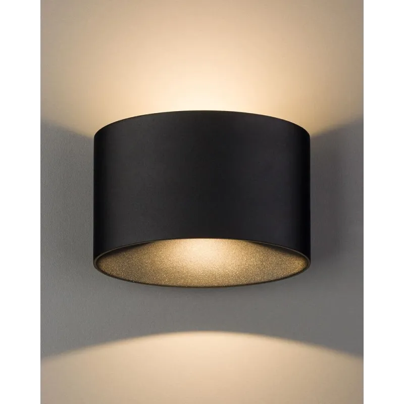 Вуличний світильник Nowodvorski 8182 Ellipses LED 2x5W 3000K 700Lm IP54 чорний