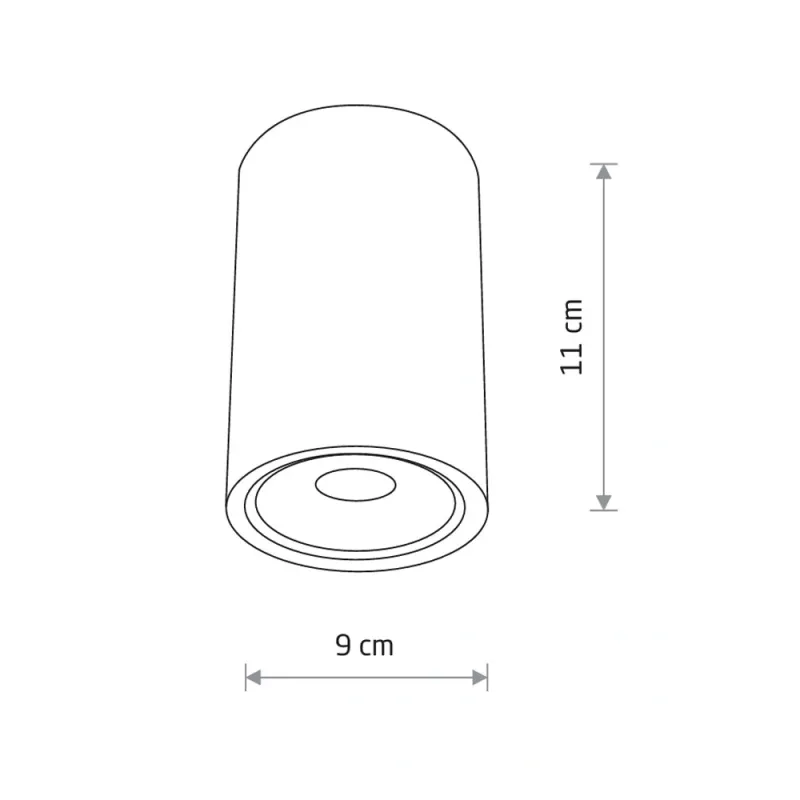 Вуличний світильник Nowodvorski 9107 Edesa LED M 1x7W 3000K 530Lm IP54 чорний