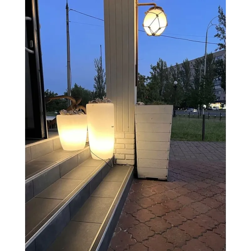 Вуличний світильник Nowodvorski 9711 Flowerpot S E27 1x25W IP44 білий