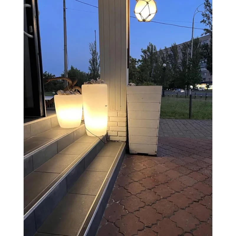 Вуличний світильник Nowodvorski 9712 Flowerpot M E27 1x25W IP44 білий