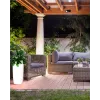 Вуличний світильник Nowodvorski 9712 Flowerpot M E27 1x25W IP44 білий