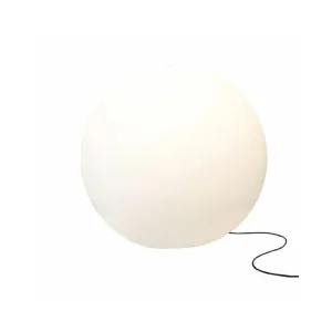 Вуличний садовий світильник куля Nowodvorski 9714 Cumulus XL E27 1x25W IP44 білий
