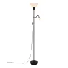 Торшер Nordlux 2512554003 Lauria E27+E14 1+1x40W+15W IP20 чорний