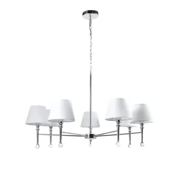Люстра Edlin PL321168-7 Natano E14 7x12W IP20 хром 32205329