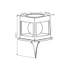 Вуличний світильники Goldlux Cubo 329486