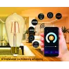 Розумна світлодіодна лампа Sanico Goldlux Wi-Fi E27 з ниткою розжарення ST64 4.9 Вт, тепла 1800K ~ 2700K, TUYAsmart – 313829