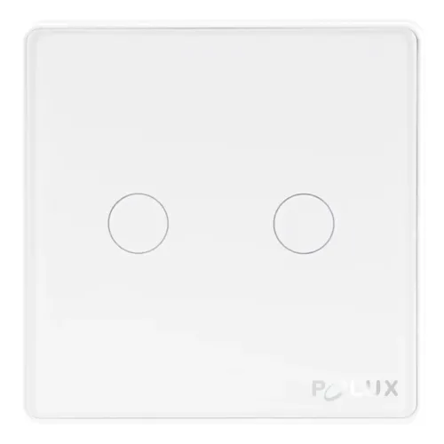 Подвійний сенсорний вимикач Sanico Goldlux Wi-Fi SMART білий з конденсатором TUYAsmart IP20 – 314345