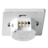 Подвійний сенсорний вимикач Sanico Goldlux Wi-Fi SMART білий з конденсатором TUYAsmart IP20 – 314345