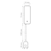 Sanico Goldlux Wi-Fi SMART TUYAsmart Датчик затоплення  – Датчик IP67 – Зонд  – 321152