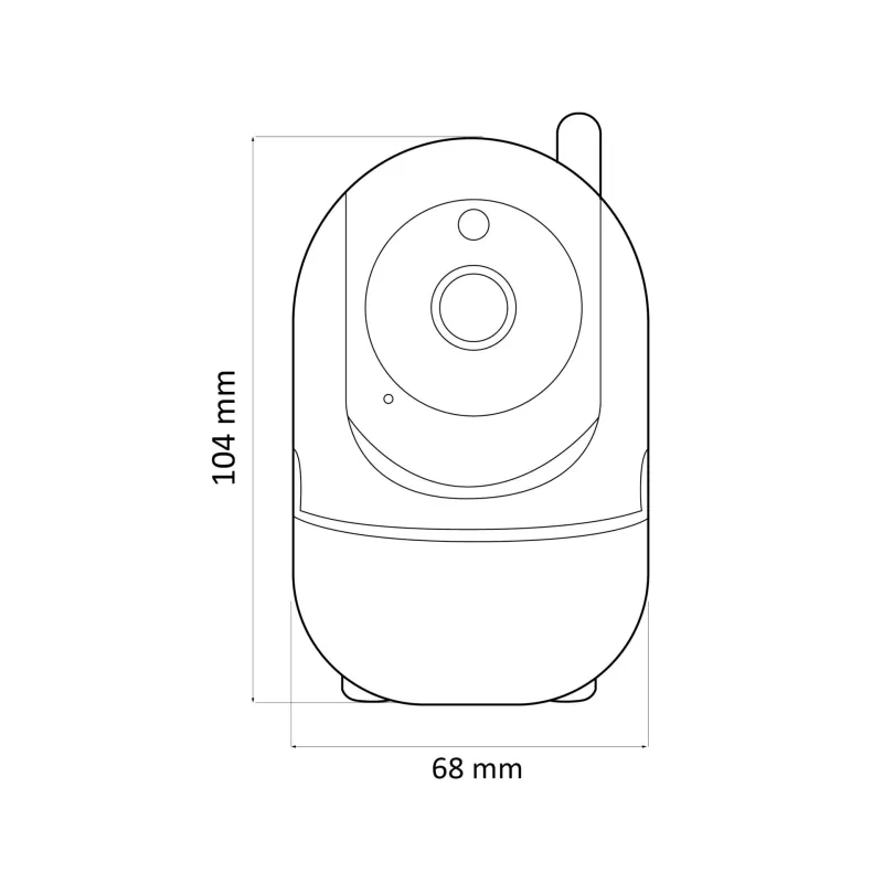 Внутрішня Wi-Fi камера Sanico Goldlux Tuya COSMO W3 IP20 – 330680