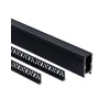 Магнітний шинопровід врізний Nowodvorski 10157 LVM Recessed Track 2m IP20 чорний