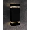 Вуличний світильник Goldlux 307866 Gilbert GU10 2x10W IP44 чорний