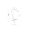 Настільна лампа TK Lighting 16025 Lagos G9 1x6W IP20 Чорна
