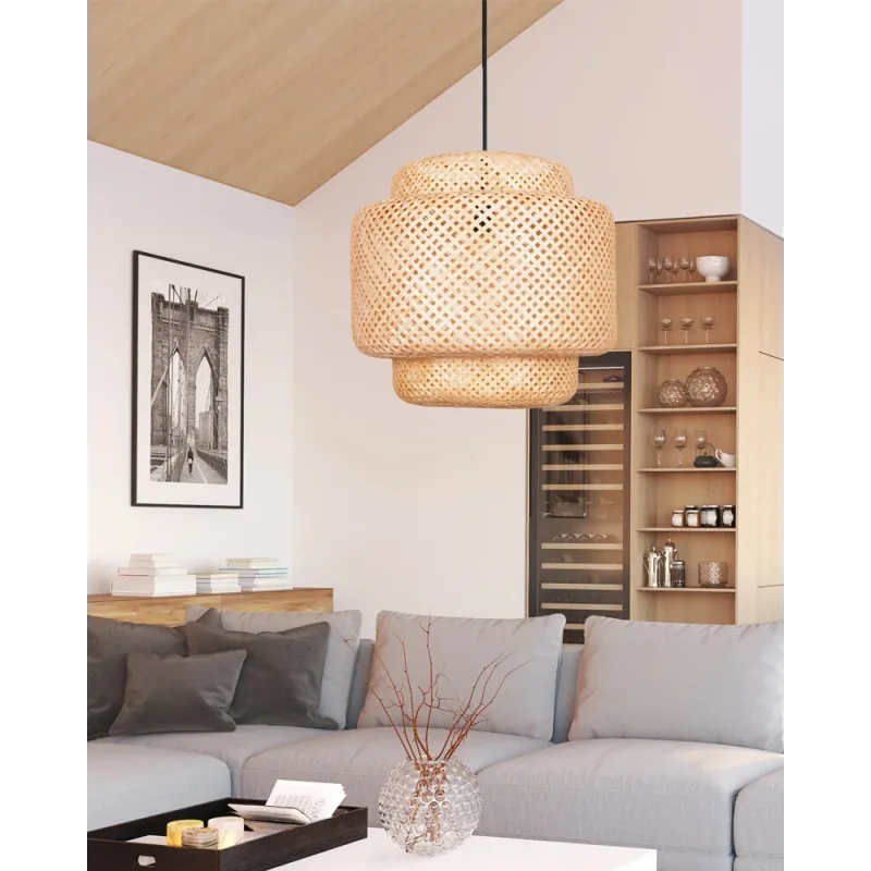 Підвісний світильник, люстра Goldlux 330635 Berta E27 1x20W IP20 бежевий